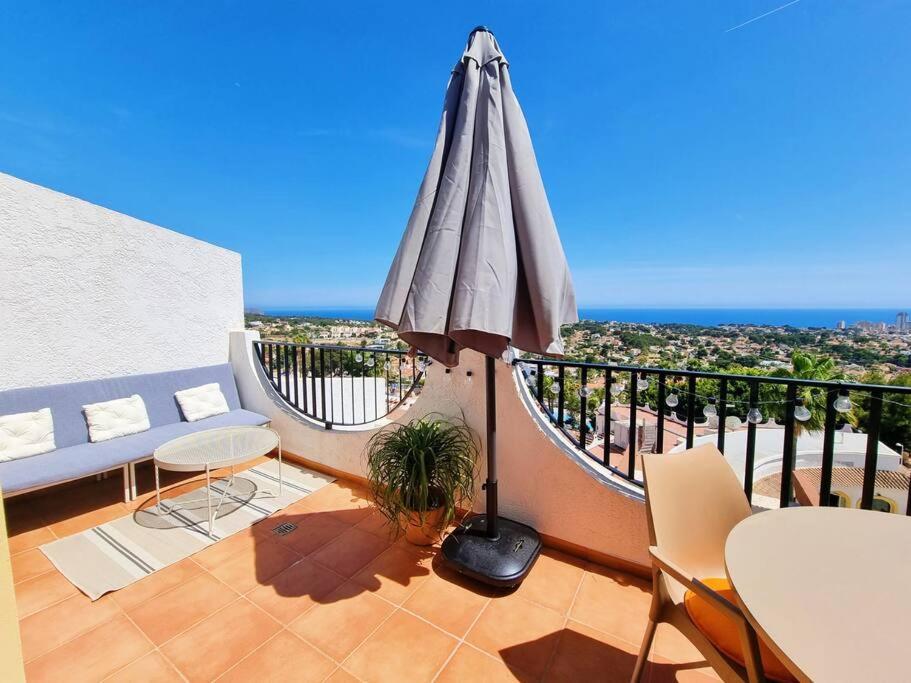 Flamingo Apartment - Imperial Park - Sea View, 6 Pools, Terrace Calp Extérieur photo